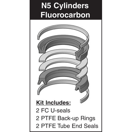 Hydro-Line - After Market Parts Hydraulic Cylinder Repair Kit- 3-1/4 Piston Kit N5-512-065V
